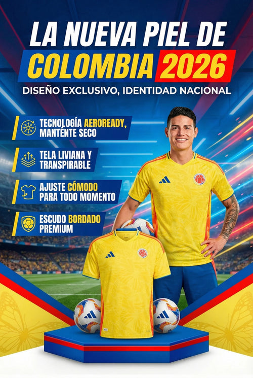 Camiseta local Colombia 26